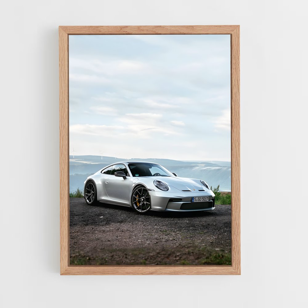Poster gt touring magnifique – affiche Porsche (vue 4)